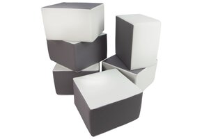 Professionele Speelblokken Set - 6 Gecertificeerde Schuimblokken voor Kinderopvang - 40x40x25 cm