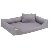 Luxe Wasbare Hondenmand - Onderhoudsvriendelijk Grijs Design - Afneembare Hoes