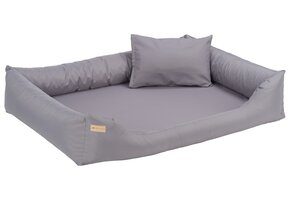 Luxe Wasbare Hondenmand - Onderhoudsvriendelijk Grijs Design - Afneembare Hoes