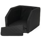 3-in-1 Hondenbench Zwart - Bench, Bed & Autotransport (55x70cm)