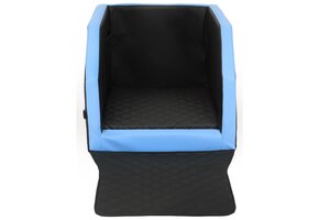 Reishondenbench Deluxe - 55x70 cm - Met Opbergvak en Gordel