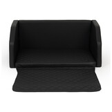Premium 3-in-1 Hondenbench Zwart - Luxe Design - 90x55 cm