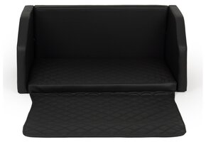 Premium 3-in-1 Hondenbench Zwart - Luxe Design - 90x55 cm