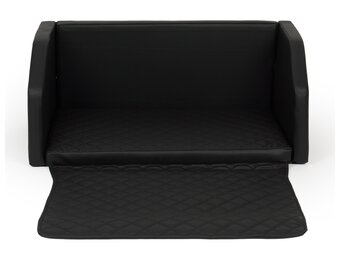 Premium 3-in-1 Hondenbench Zwart - Luxe Design - 90x55 cm