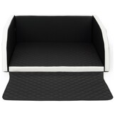 Duurzame Autobench Hond - Eco-vriendelijk Leer - 100x90 cm - Modulair Systeem