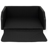 3-in-1 Puppybench Deluxe - Opvouwbaar Zwart Startpakket