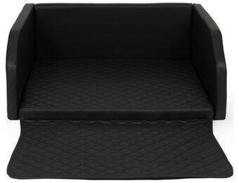 3-in-1 Puppybench Deluxe - Opvouwbaar Zwart Startpakket