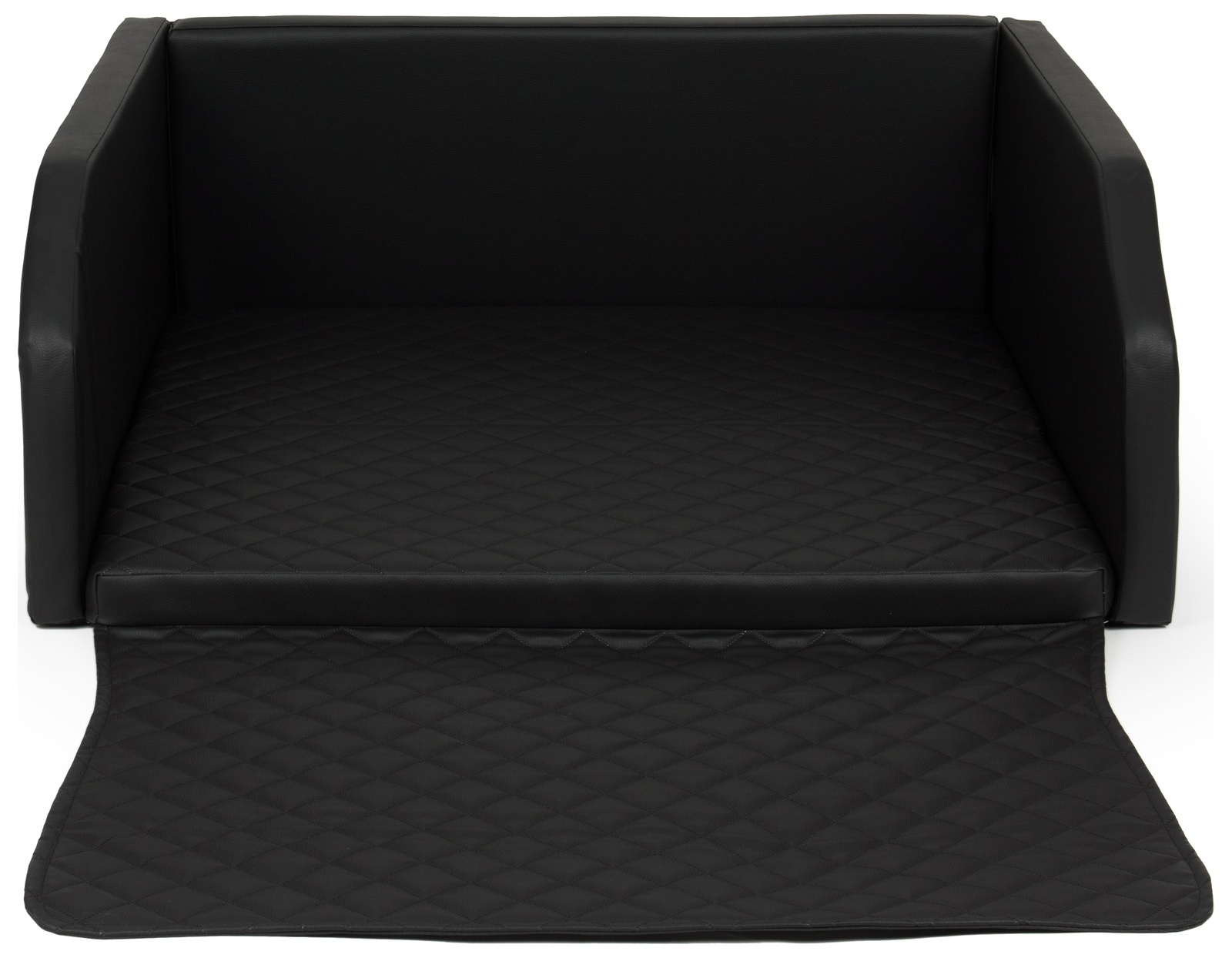 3-in-1 Puppybench Deluxe - Opvouwbaar Zwart Startpakket