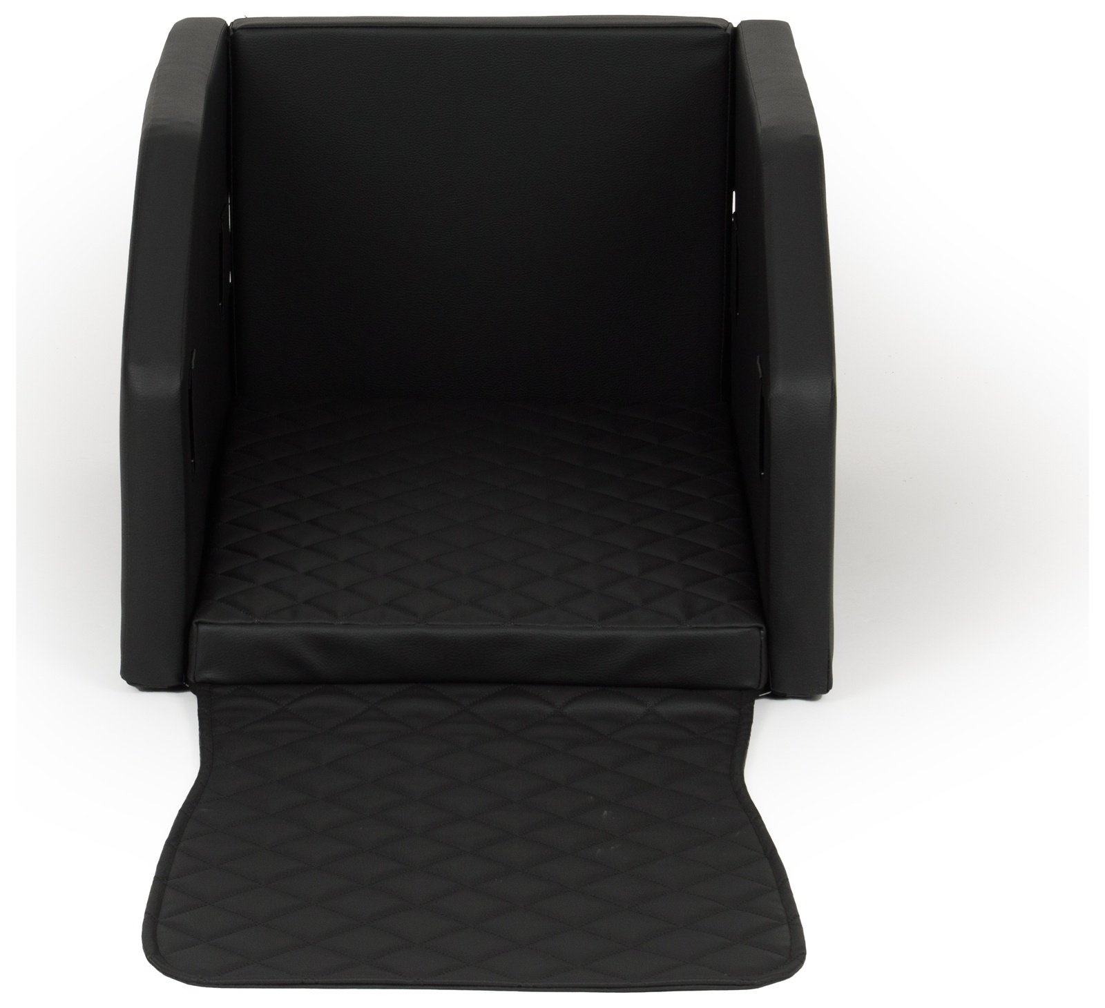 Premium Design Hondenbench - Eco-leer - Zwart - 55x70cm - Inclusief Accessoires