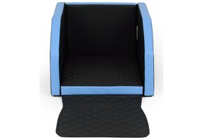Veilige Auto Hondenbench Premium - Comfort Plus met Veiligheidsgordel - 55x70cm