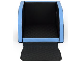 Veilige Auto Hondenbench Premium - Comfort Plus met Veiligheidsgordel - 55x70cm
