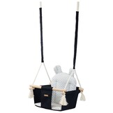 Ontwikkelingsgerichte Babyschommel - Handgemaakt Houten Frame - Vanaf 10 maanden