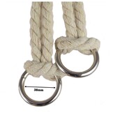 Ontwikkelingsgerichte Babyschommel - Handgemaakt Houten Frame - Vanaf 10 maanden