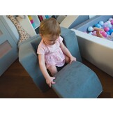 Kinder Relaxbankje - Zacht Schuim - Comfortabele Kinderstoel met Ligfunctie