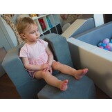 Kinder Relaxbankje - Zacht Schuim - Comfortabele Kinderstoel met Ligfunctie