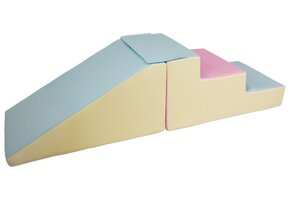 Multifunctionele Peuter Speelset - Foam Glijbaan met Klimblokken