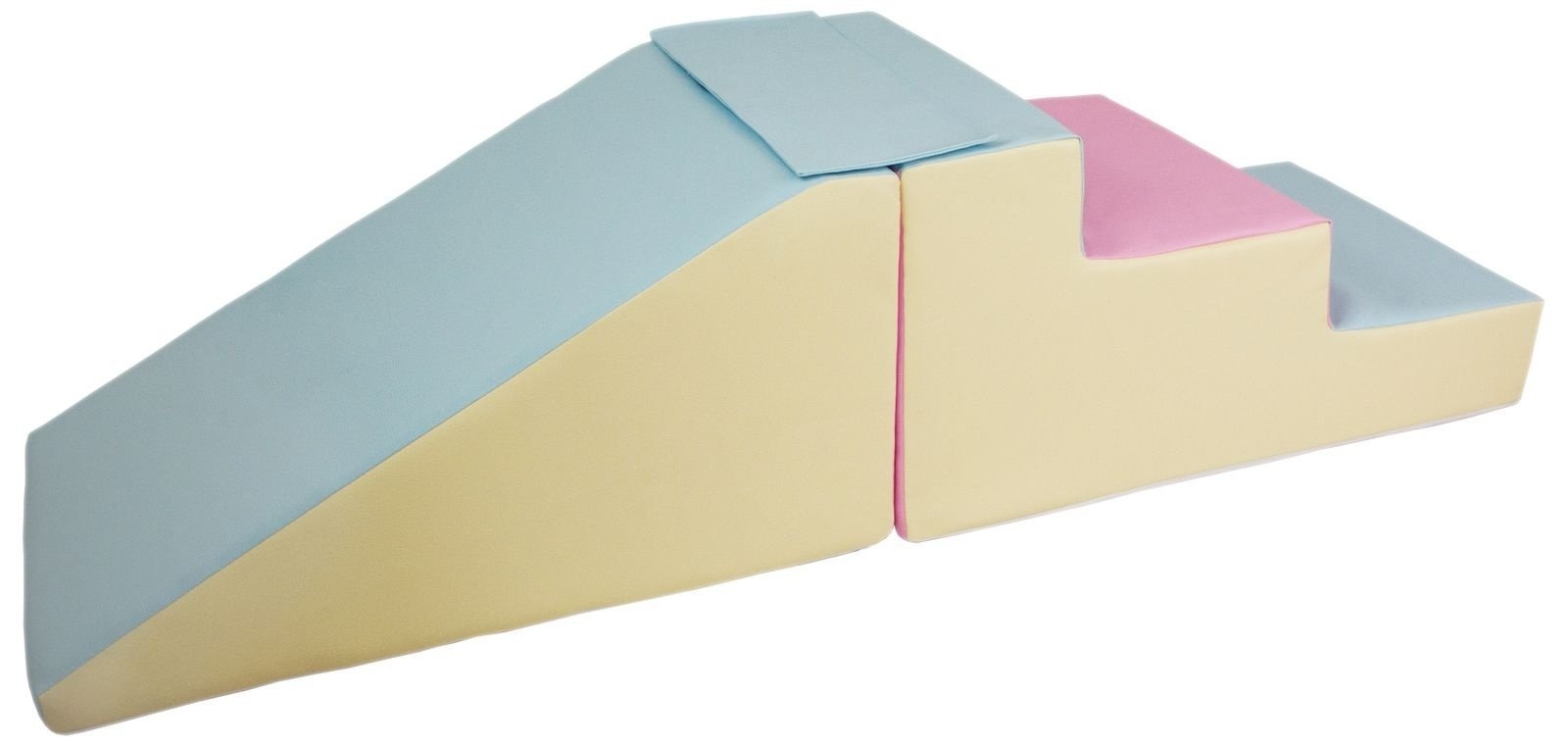 Duurzame Foam Speelblokken - Complete Glijbaan Set - Zachte Pastelkleuren