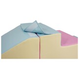 Duurzame Foam Speelblokken - Complete Glijbaan Set - Zachte Pastelkleuren