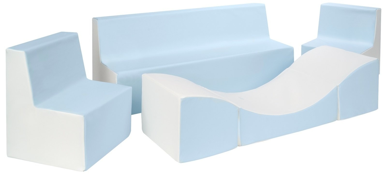 Complete Kinderspeelhoek - Luxe 4-delige Set in Zachte Pasteltinten
