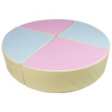 Professionele Speelblokken Set - 4 Zachte Schuimblokken - Kinderdagverblijf Kwaliteit - Pastel