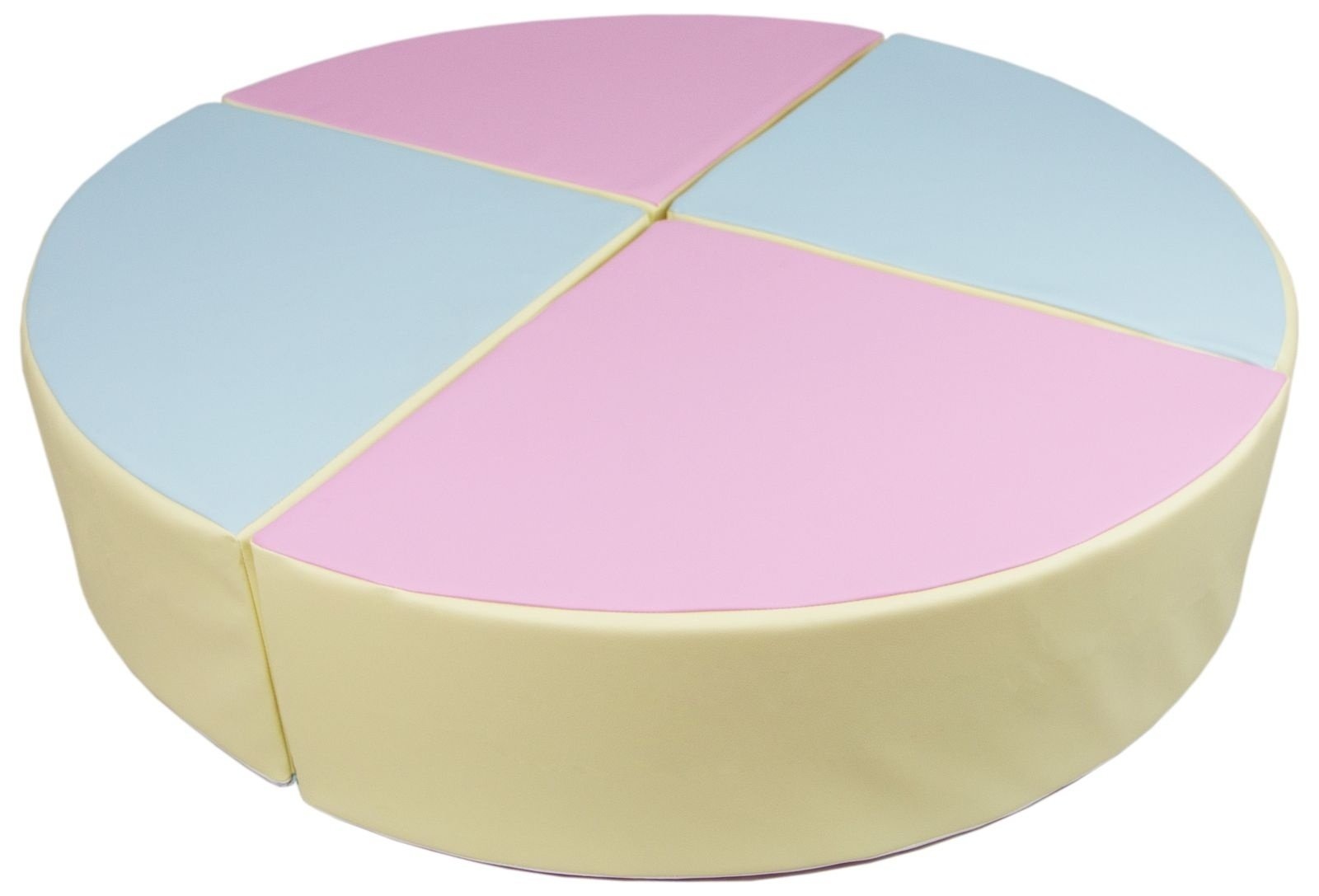 XL Speelblokken Set - 4 Zachte Schuimblokken - Kindveilig - Pastelkleuren - 60x60x25cm