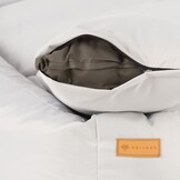 Luxe Hondenmand Zilver - Design Ligbed met Comfort Kussen