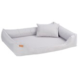 Premium Hondenmand Zilver - Duurzaam & Waterdicht Design