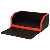 Luxe Auto Hondenmand XXL met Veiligheidsgordel - Comfort Reisbed 100x70 cm