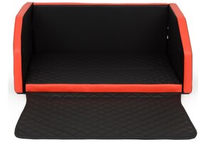 Luxe Auto Hondenmand - Veiligheidssysteem - 100x70 - Eco-leer