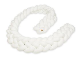 Veilige Baby Bedbumper - Gecertificeerd - 350 cm - Crèmekleurig