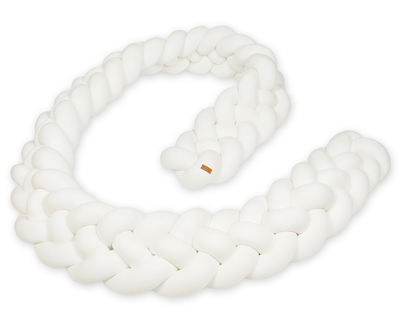 Luxe Handgemaakte Bedbumper - Decoratief Vlechtkussen - 3,5m