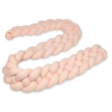 Handgemaakte Bedbumper - Perzik Design - 350cm - Luxe Uitvoering