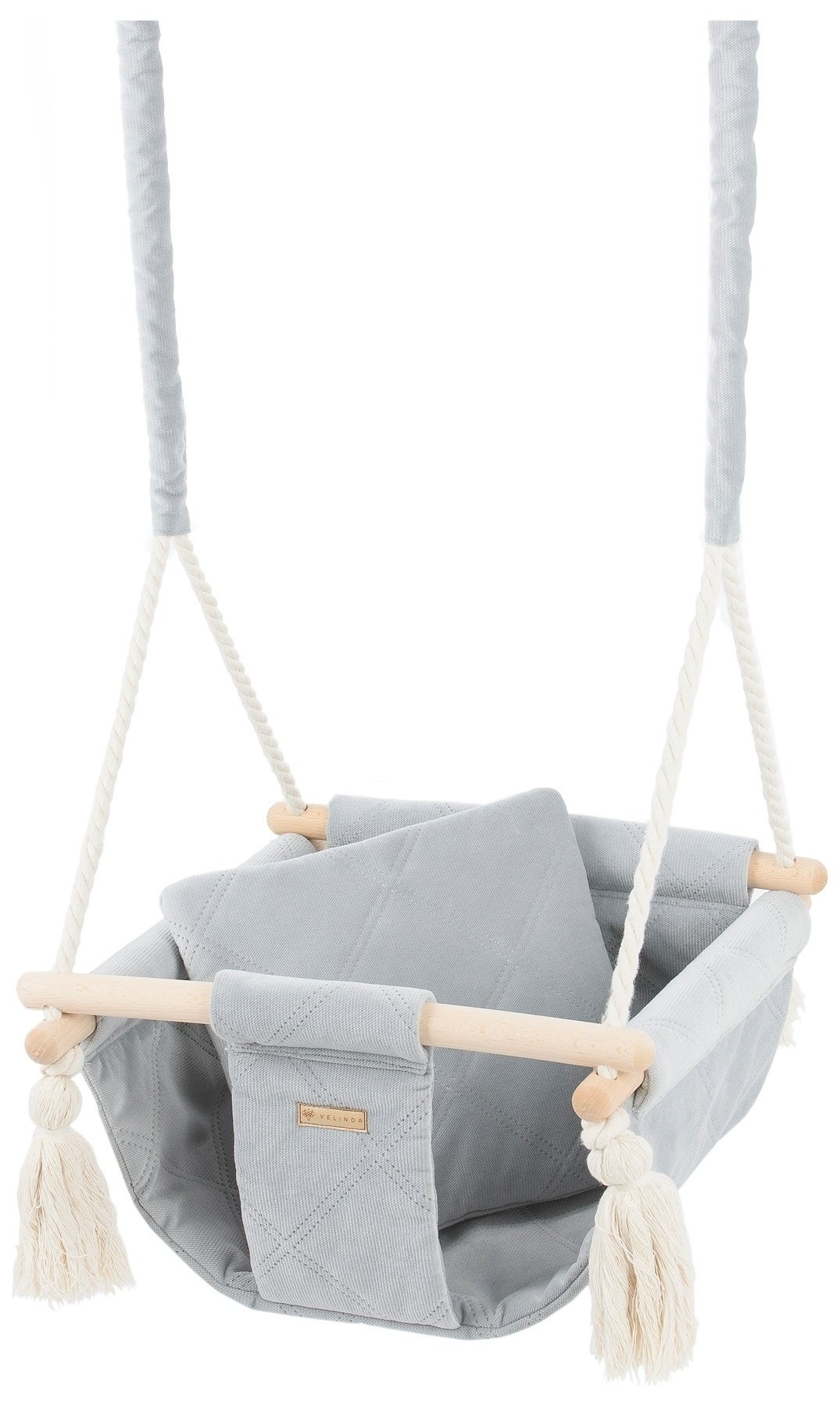 Exclusieve Babystoel Schommel - Luxe Kraamcadeau - Handgemaakt