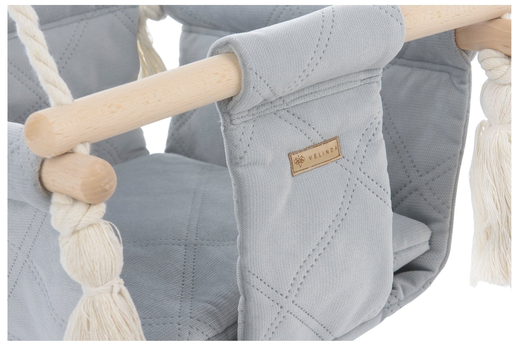 Exclusieve Babystoel Schommel - Luxe Kraamcadeau - Handgemaakt