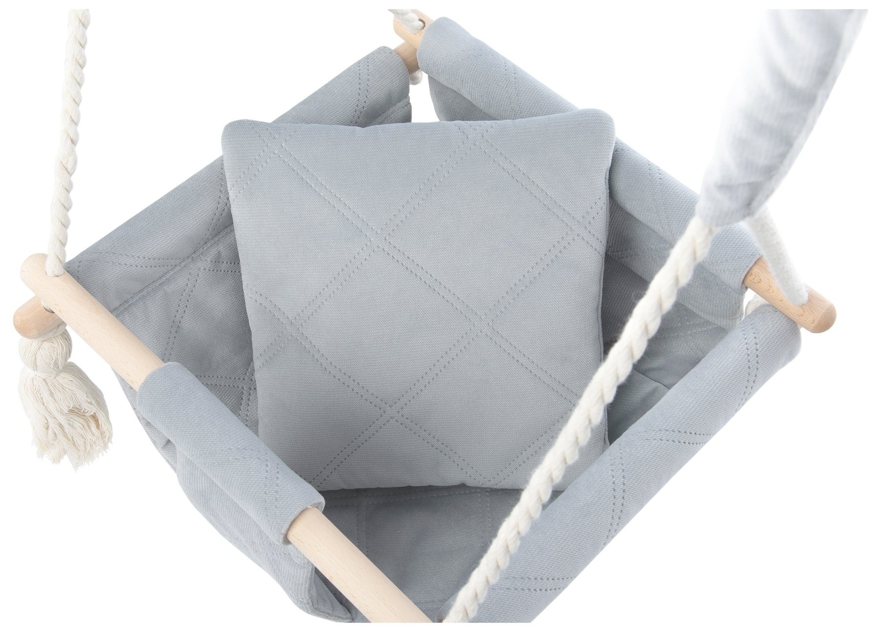 Exclusieve Babystoel Schommel - Luxe Kraamcadeau - Handgemaakt