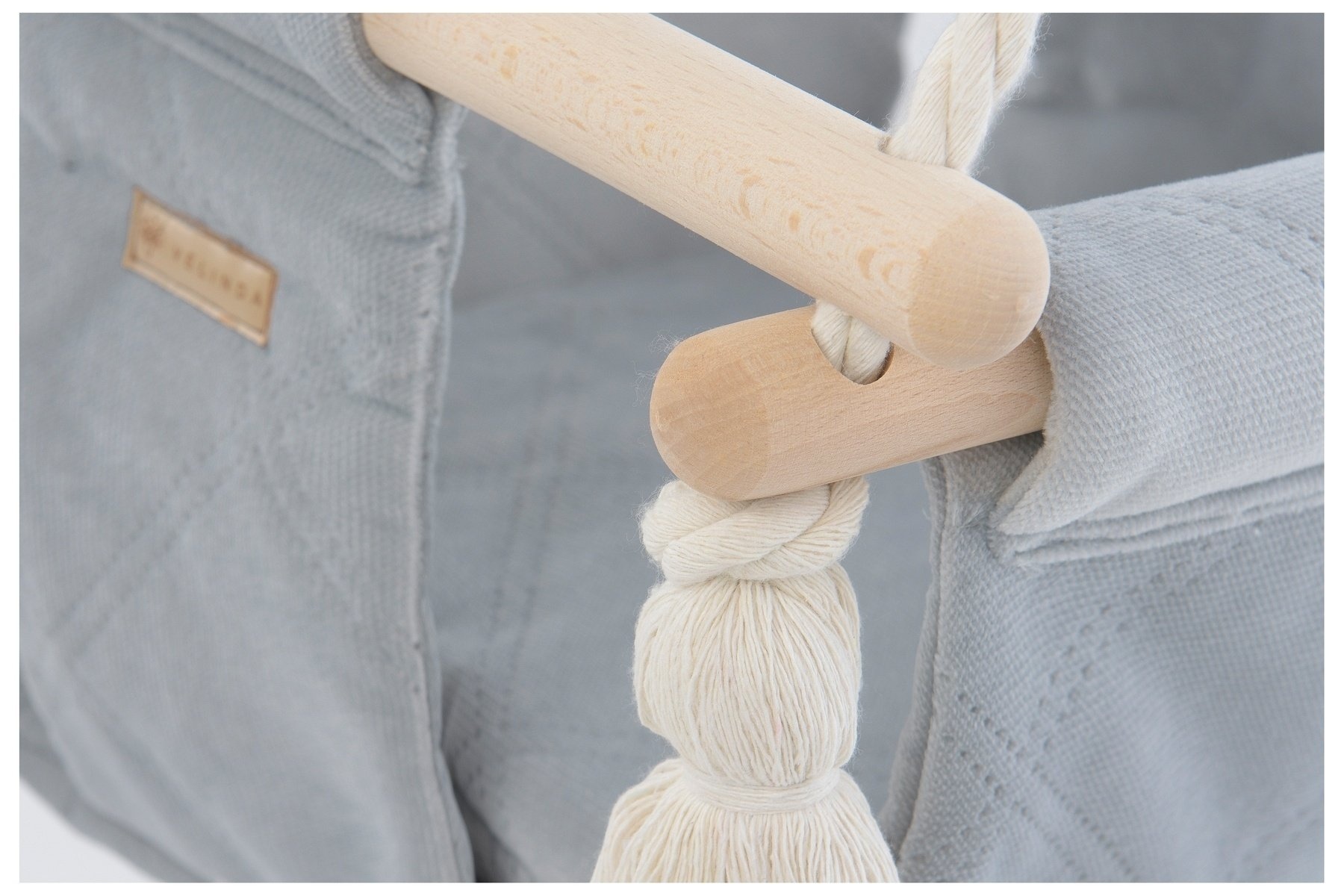 Exclusieve Babystoel Schommel - Luxe Kraamcadeau - Handgemaakt