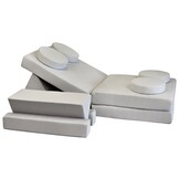 2-in-1 Kinderbank met Slaapfunctie - 90x200 cm - Inclusief Matras