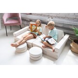 Design Kinderlounge Omzetbaar naar Bed - MDF - 90x200 cm