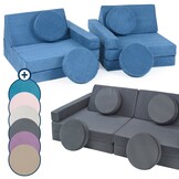 Duurzame Kinder Loungebank met Bedfunctie - MDF - 90x200 cm