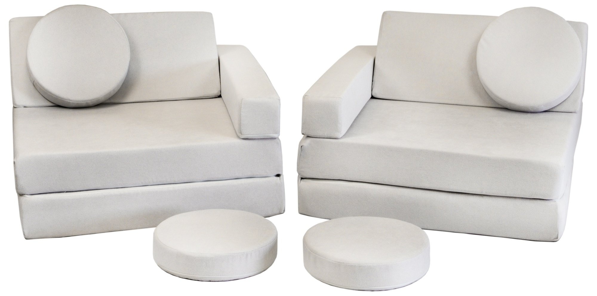 Moderne Kindersofa met Slaapfunctie - Inclusief Wasbaar Matras