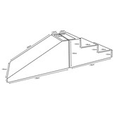 Educatieve Schuimblokken Set met Glijbaan - Motorische Ontwikkeling - 40cm