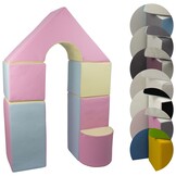 Gecertificeerde Speelblokken Set - 6 Zachte Schuimblokken voor Kinderopvang