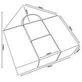 Educatieve Bouwblokken Set - 6 Zachte Schuimblokken voor Spelend Leren