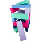 Uitbreidbare Foam Blokkenset - 15 Wasbare Speelblokken - Multi-Color