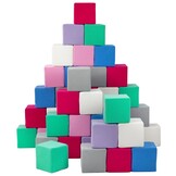 Zachte Bouwblokken Set - 45 Stuks - Stimuleert Creativiteit en Ontwikkeling