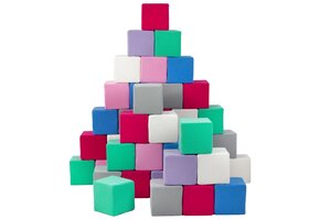 Zachte Bouwblokken Set - 45 Stuks - Stimuleert Creativiteit en Ontwikkeling