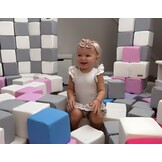 Kindveilige Speelblokken Set - 45 Zachte Blokken met Hygiënische Hoes