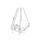 Natuurlijke Baby Schommelstoel - 100% Katoen en Hout - Duurzame Babyswing
