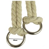 Natuurlijke Baby Schommelstoel - 100% Katoen en Hout - Duurzame Babyswing