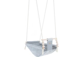 Verstelbare Baby Schommelstoel - 3 Standen - Wasbaar Velours - Tot 20kg